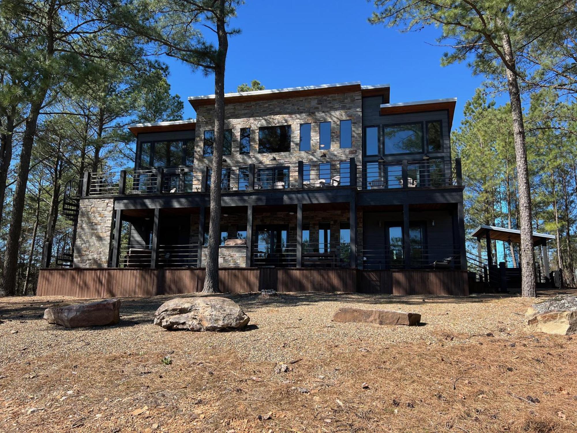 Infinity Views-Luxury, Game Room, Hot Tub, Firepit, Sleeps 20 Broken Bow Exterior photo